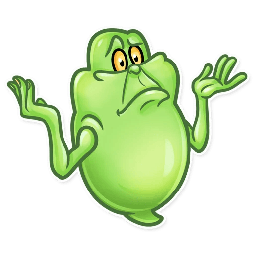 slimer ghost busters funny sticker 18