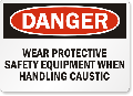 Wear Safety Equipment Danger Sign