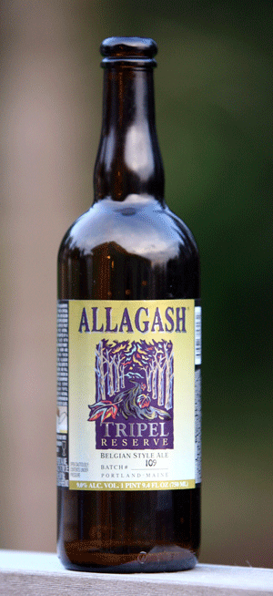 Allagash Tripel Reserve Bottle Decal