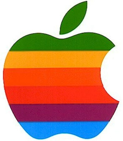 Apple Logo Rainbow 6 Color
