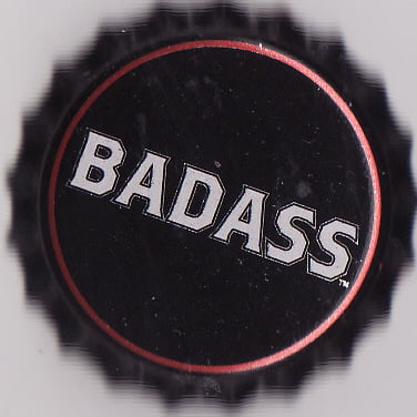 BADASS Redneck Lager Beer by Kid Rock Bottle Cap Sticker