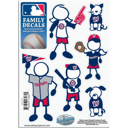 Nationals Stick Family Decal Pack