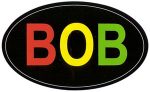 Bob Marley Sticker Reggae Oval Decal 18
