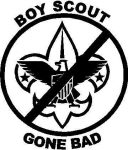 Boy Scout Gone Bad Die Cut Decal