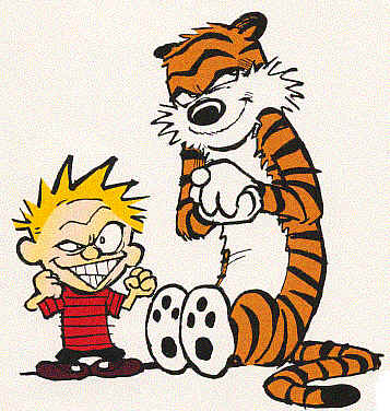 Calvin and Hobbes Color Diecut Decal 9