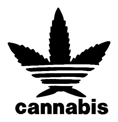 Cannabis Weed Sticker