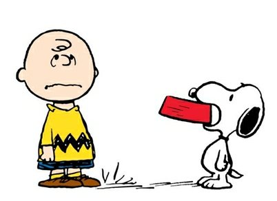 Charlie-brown FEED SNOOPY STICKER