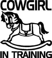 Cowgirl in Training Decal