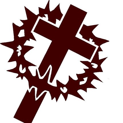 Crown cross Die Cut Vinyl Decal Sticker