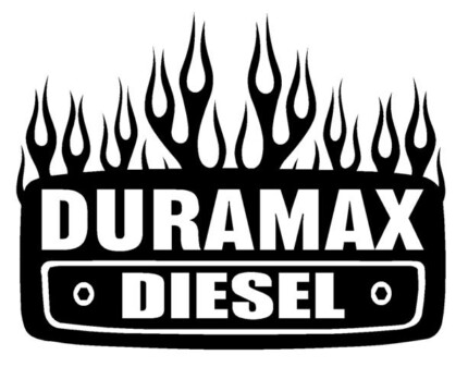 Duramax Diesel with Flames
