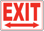 Exit Entrance Signs and Banners 13