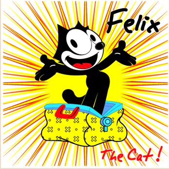 Felix the Cat Digital Diecut Decal Stickers 10