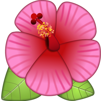 FLOWER Hibiscus_Emoji