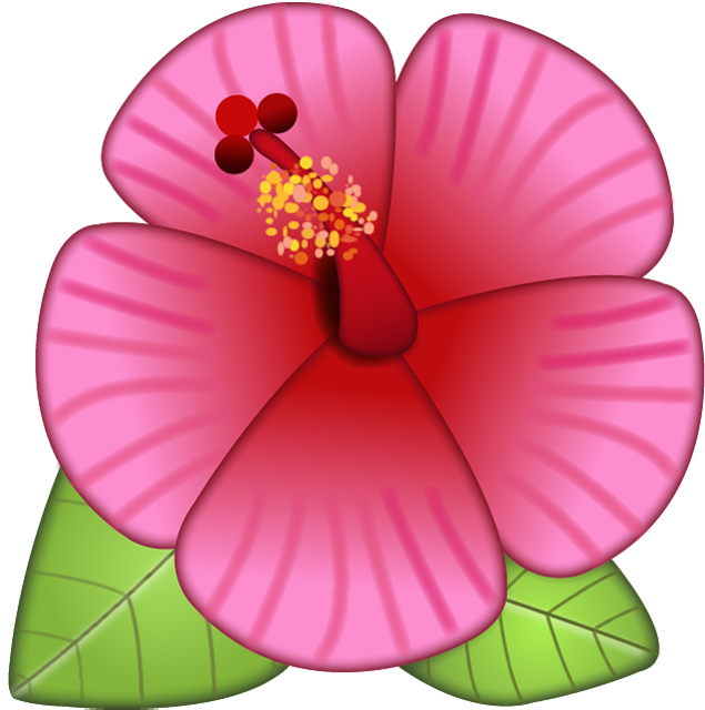FLOWER Hibiscus_Emoji