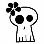 Girl Skull With Flower