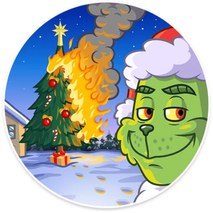 grinch stole christmas_cartoon sticker 6