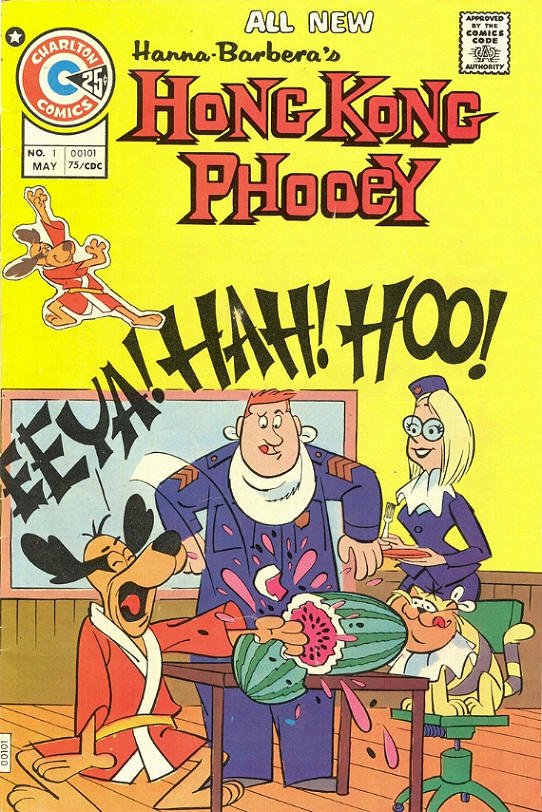Hong Kong Phooey Comic Book Decal