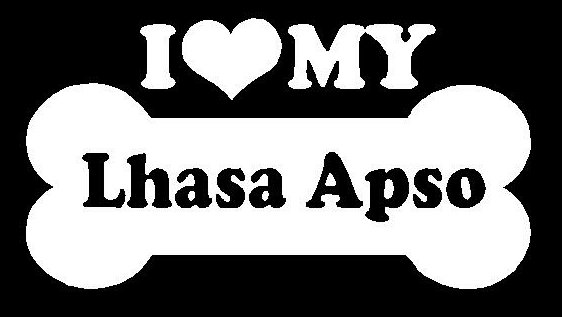 I Love My Lhasa Apso