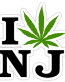 I Marijuana New Jersey Sticker
