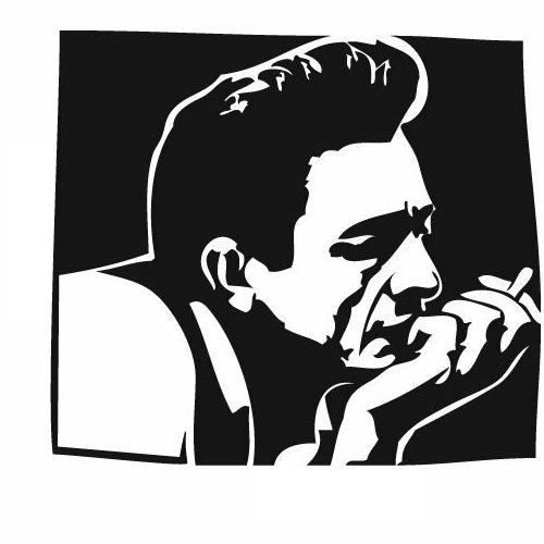 Johnny Cash Band Decal