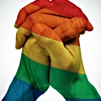 LGBT hands sticker 1