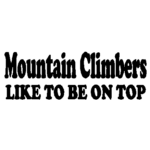 Mountain Climbers Decal 35