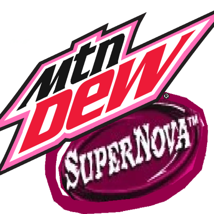 Mountain Dew SUPER NOVA LOGO sticker