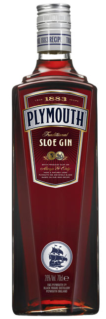 Plymouth sloe Gin Bottle Decal