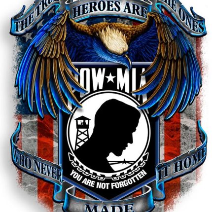 POW MIA HEROES STICKER