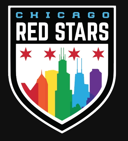 Pride CHICAGO RED STARS shield sticker