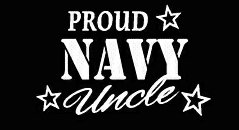PROUD Military Stickers NAVY UNCLE