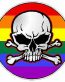 SKULL CIRCULAR FILLS Flag Pride