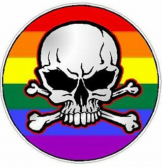 SKULL CIRCULAR FILLS Flag Pride