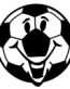 Soccerball Happy Face Decal
