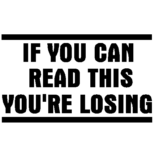 Your losing decal