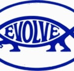 Fish Decal Evolve Fish Oval