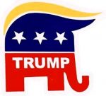 2020 TRUMP ELEPHANT STICKER