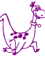 Dino Running decal