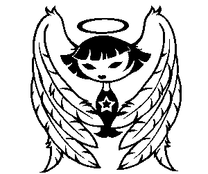 Angel Cartoon Decal