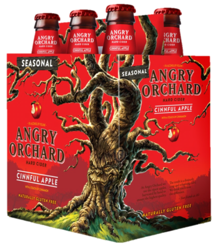 Angry Orchard Hard Cinnful Apple Cider Siz Pack Sticker