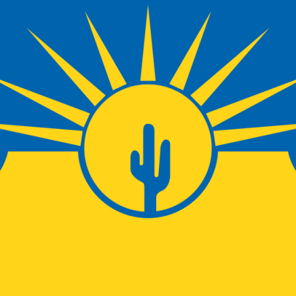 Arizona Mesa City Flag Decal