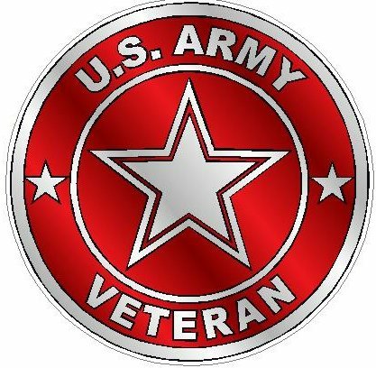 ARMY VETERAN red