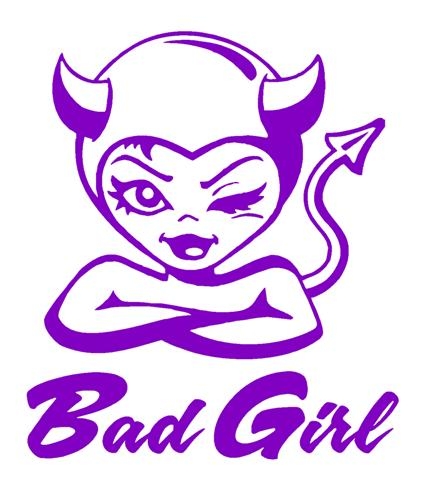 Bad Girl Devil Girl Sticker