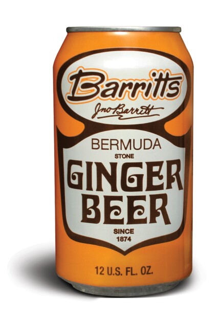 barritts bernuda ginger beer can shot sticker