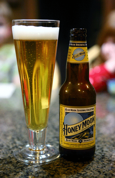 Blue Moon Honey Moon Sticker