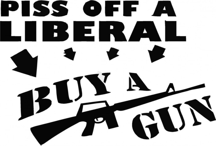 Buy a Gun Diecut Decal