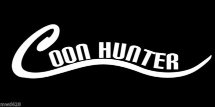 Coon Hunter Die Cut Decal