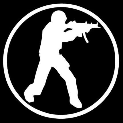 Counter Strike Diecut Gamer Decal