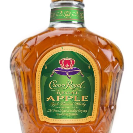 Crown Royal Apple Bottle Shaped Sticker