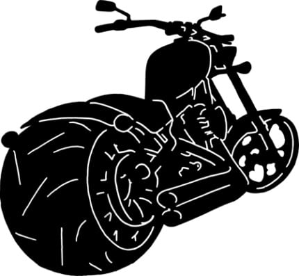 Diecut Motorcycle Decal 5